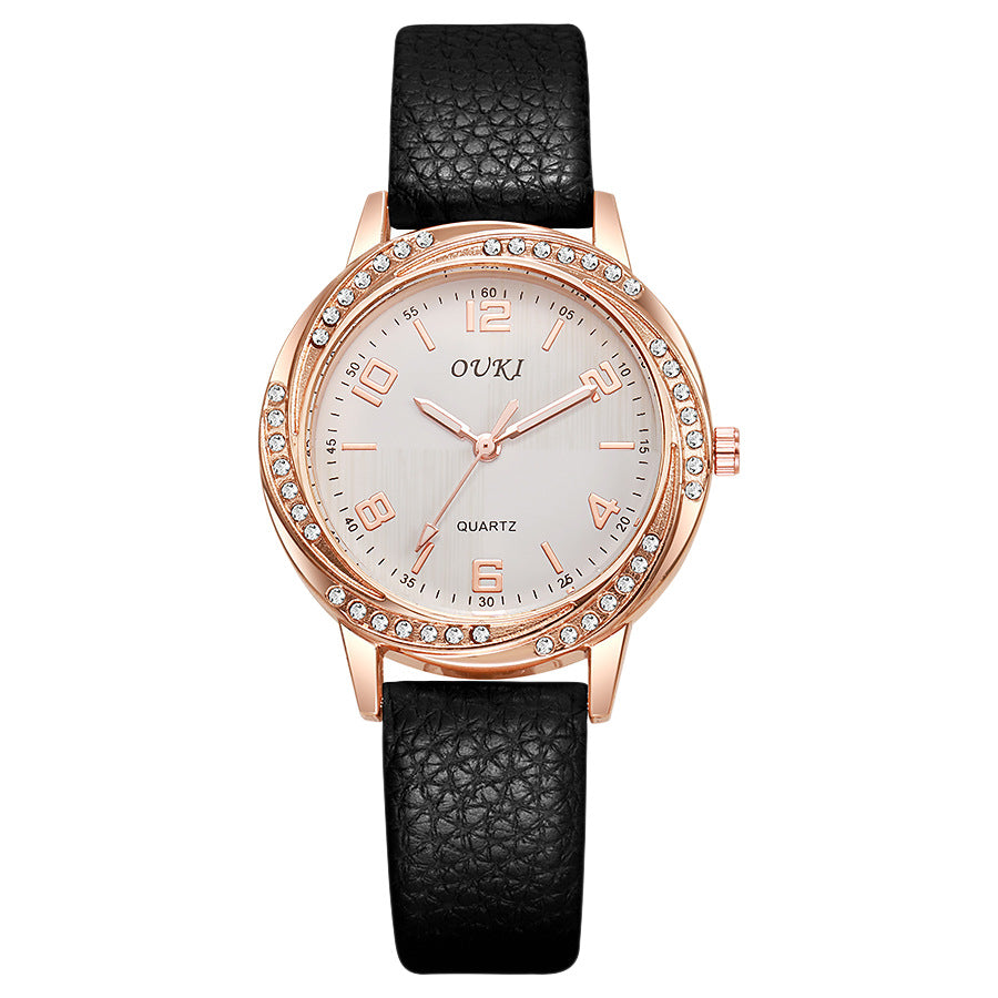 New fashion women's quartz watch - student casual decorative watch with rhinestone case - ladies' watch wholesale