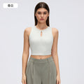 Women's running vest - bra-free, versatile sleeveless top - modal, skin-friendly, fitness yoga wear d26046