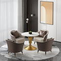 Nordic table and chair set, single sofa, hotel sales office, reception area, balcony, office break area furniture, reception
