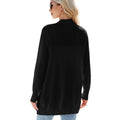 foreign trade  new arrival european and american clothing   cardiganlongknittingstripesoutwearsweater
