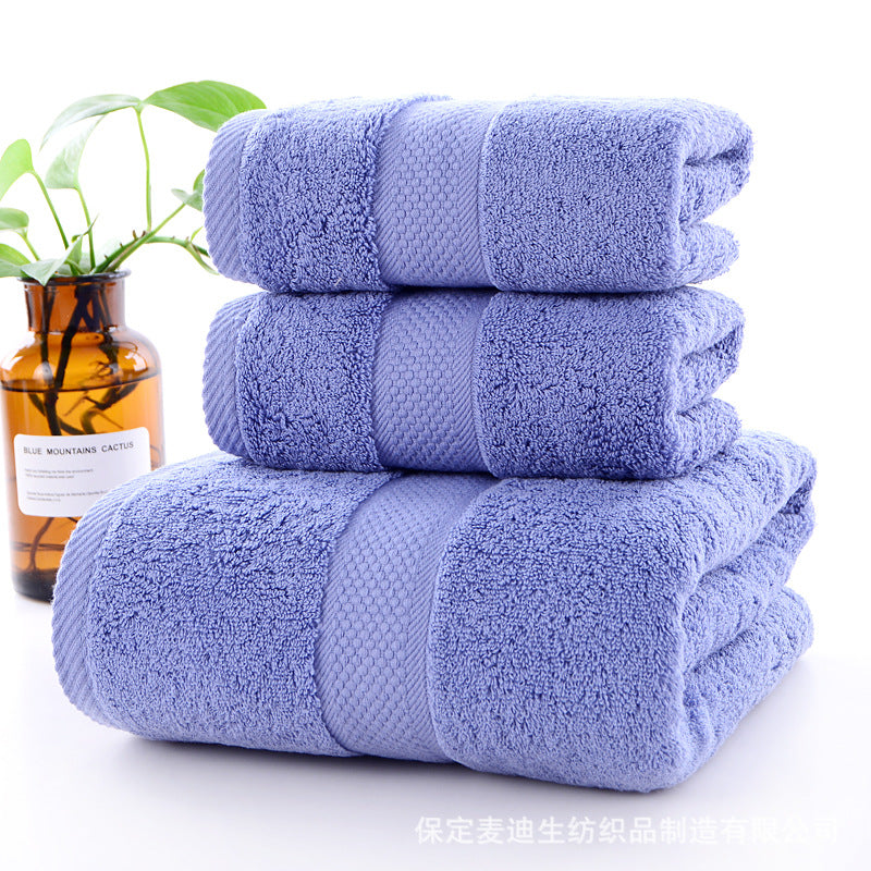 Pure cotton black towel bath towel square towel combination soft water-absorbent thickened hair sticker code amazon hot-selling bath towel