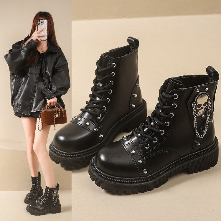autumn new arrivals: plus-size women's boots for cross-border e-commerce, sizes 35-42, chunky sole martin boots, dropshipping available for  and