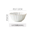 6.8inch bowl--white glaze
