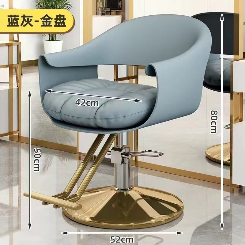 Wholesale barber chair with backrest for hair salons - adjustable height, swivel, and professional styling seat - direct from the manufacturer