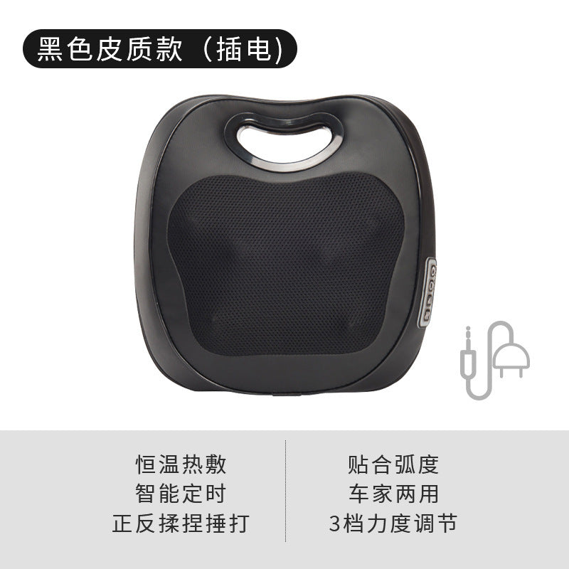 electric massage pillow - car & home use massage cushion - shoulder & cervical spine massager - full body multifunctional massager