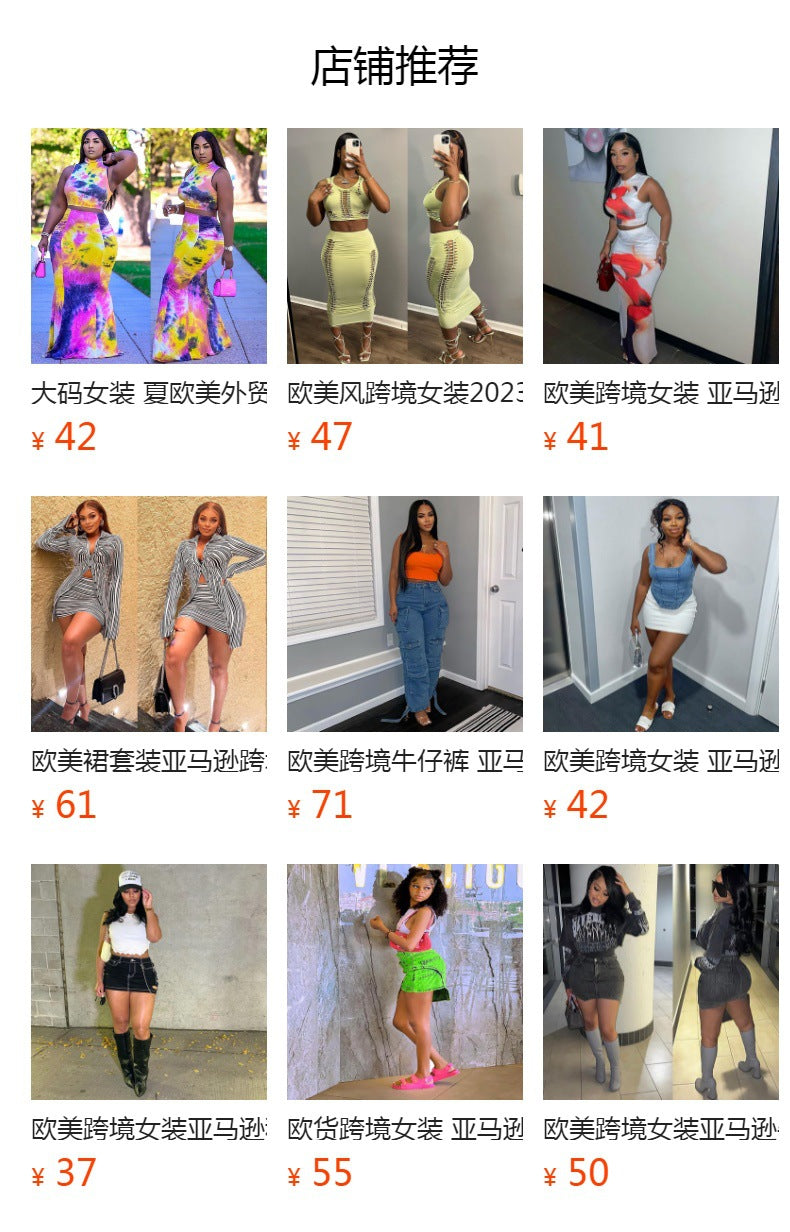 European and american cross-border women's fashion  summer new arrivals: irregular multi-pocket cargo shorts, loose-fit zipper jeans