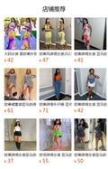 European and american cross-border women's fashion  summer new arrivals: irregular multi-pocket cargo shorts, loose-fit zipper jeans