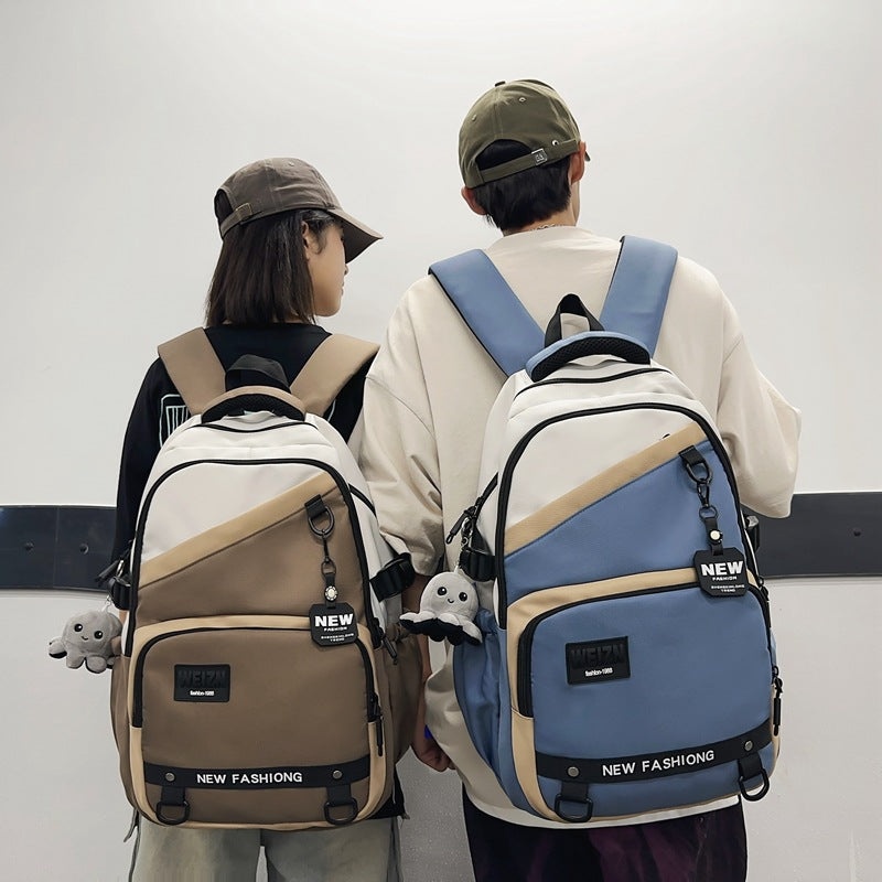 New lightweight trend backpack high school students large capacity backpack leisure business travel student bag