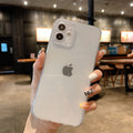 Suitable for apple 16pro/xr rubik's cube straight edge transparent mobile phone case iphone8p/x all-inclusive tpu protective case