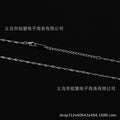 Silver sparkling water wave chain necklace stainless steel smooth choke casual girl wedding gift exquisite jewelry