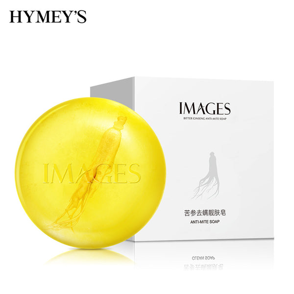 Image Beauty Bitter Ginseng Skin Soap Emollient Essential Oil Soap Improve Drying Moisturizing Handmade Soap Cleansing Product Wholesale