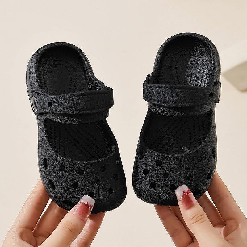 Kids' clogs: summer indoor anti-slip cartoon sandals for girls and boys, toddler and infant beach sandals for outdoor wear