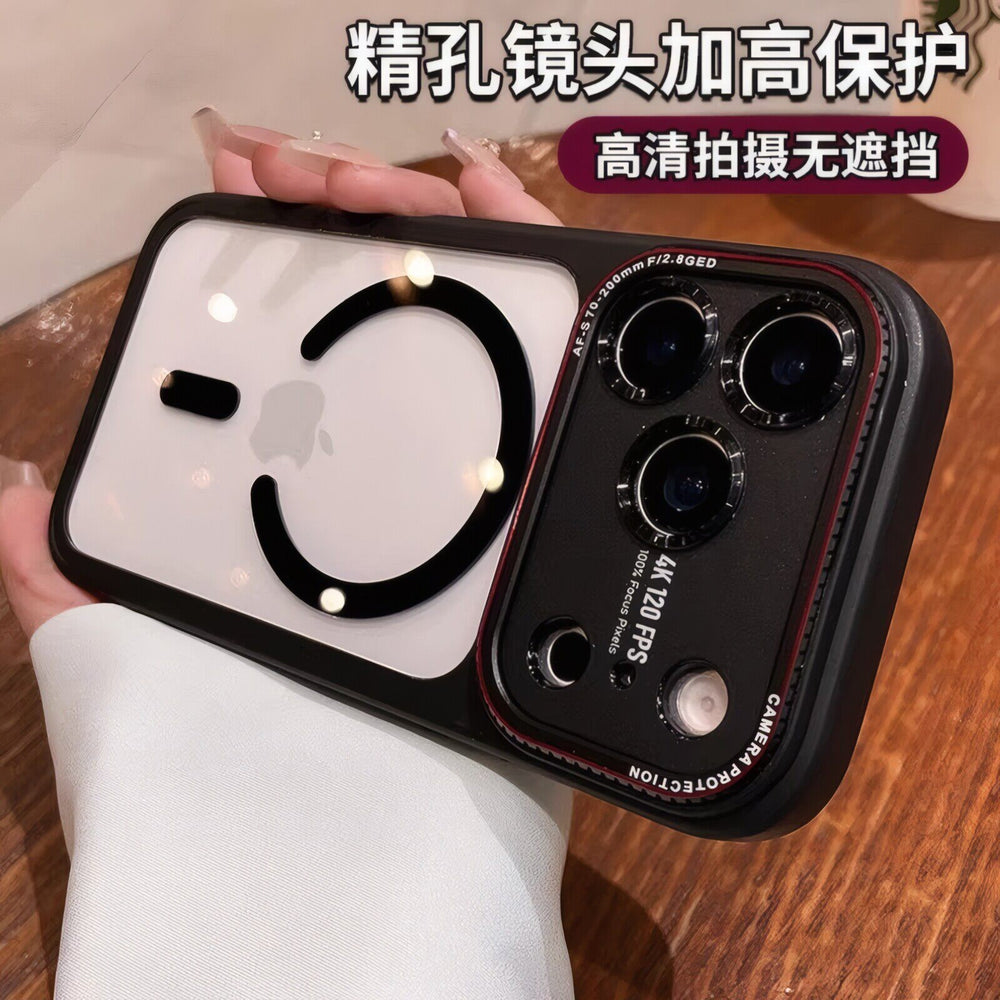 Large window suitable for iphone17 mobile phone case leica transparent magnetic suction apple 16/15promax/14 protective cover