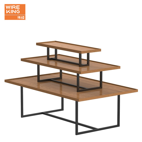 Processing custom wooden display stand Stationery store display stand Boutique jewelry Maternal and infant Nakajima display stand