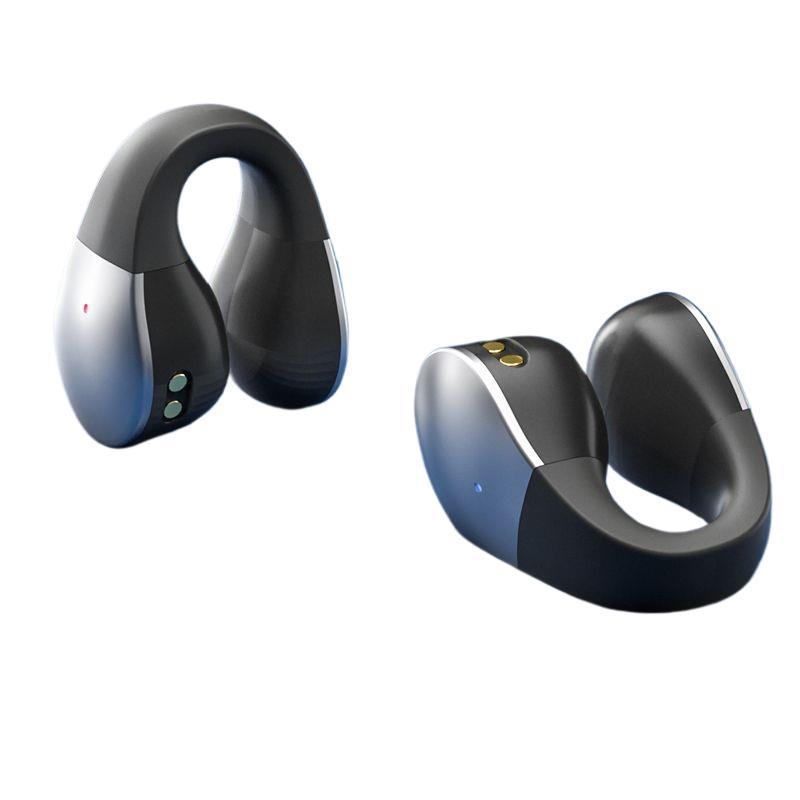 Bone conduction concept does not enter the ear clip ear bluetooth headset wireless sports clip ear long standby yancai life waterproof