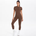 New women's seamless compression bodysuit - perfect for yoga, running, and fitness - quick-dry activewear