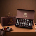 New chinoiserie gift box suit white wine glass wine set suit liquor glass glass wine jug small wine glass wine dispenser
