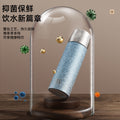 New arrivalaccessible luxury titanium-coated thermos cup business style gift office cup tea water separation portable tea cup wholesale