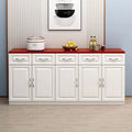 Cabinet for home kitchen solid wood sideboard living room storage cabinet modern casual tea cabinet balcony cabinet multifunctional cabinet