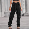 european and american style cross-border e-commerce  new arrival washed denim multi-pocket heavy-duty casual work pants