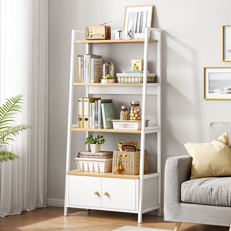 Shelf Floor-to-ceiling multi-layer storage rack Shelf next to desk Multifunctional household cabinet Living room Bedroom storage rack