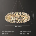 Dandelion crystal chandelier - luxury living room, bedroom, dining room lighting - high-end crystal chandelier - modern creative design for clothing stores