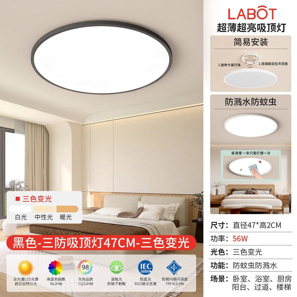 Led ceiling light - minimalist modern style for master bedroom, living room, hallway, kitchen, balcony - eye protection main lighting