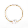 Halloween bracelet wholesale fashionstylishniche style pumpkin ghost cat festival oil drop diamond elastic bracelet for women