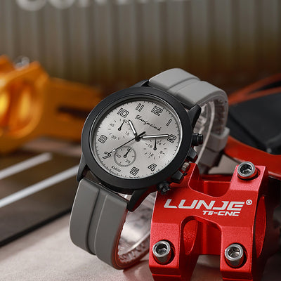 2024 new shangmei export silicone alloy quartz electronic watch business quartz watch student factory direct sales