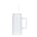 Amazon 50oz large capacity handle thermos cup 304 stainless steel car cup with straw portable ice cup