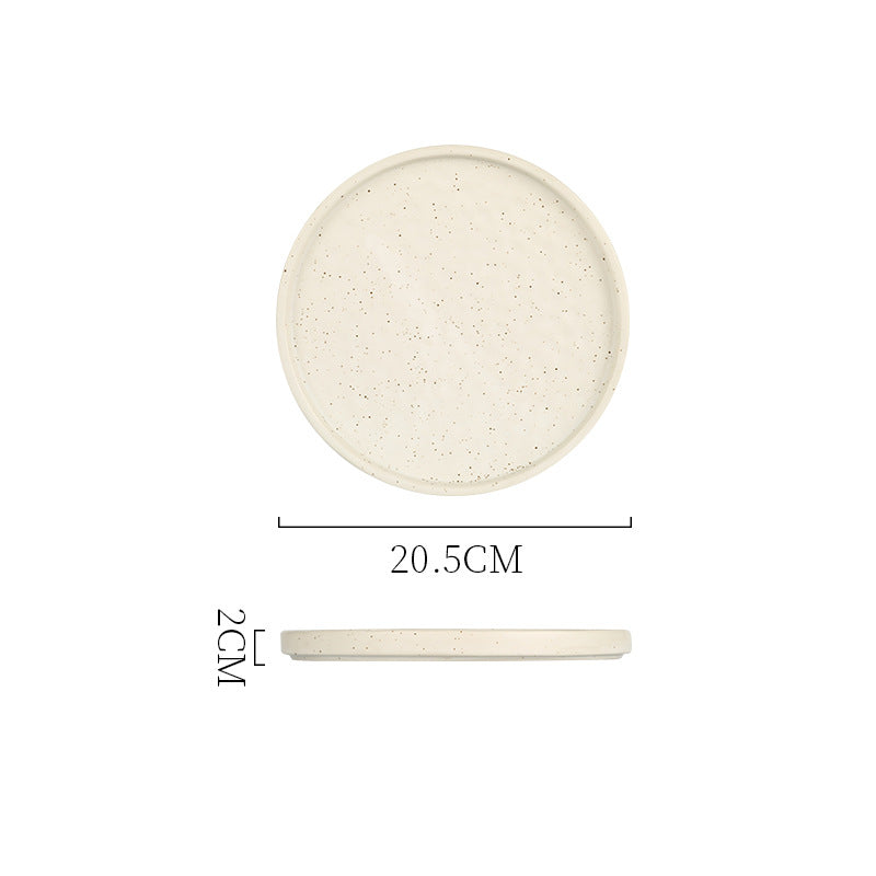American new arrivalfashion creative ceramic steak plate stylish line ceramic western food plate with edge plate high appearance ins