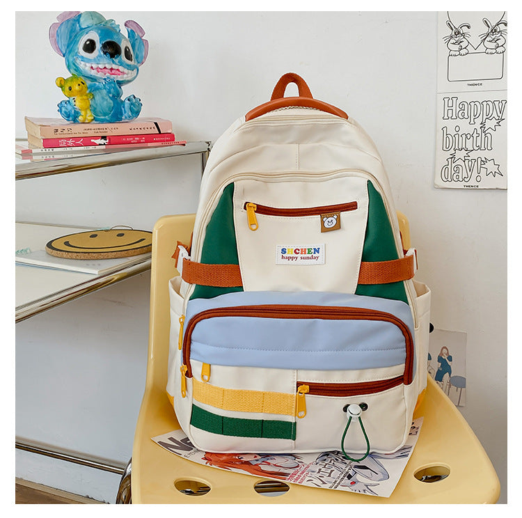 School bag new high-end junior high school students Japanese girls series college students Korean version versatile backpack backpack