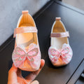 Girls' leather shoes - spring  new collection: princess shoes for baby girls, soft-soled children's shoes, spring/autumn single shoes, pink