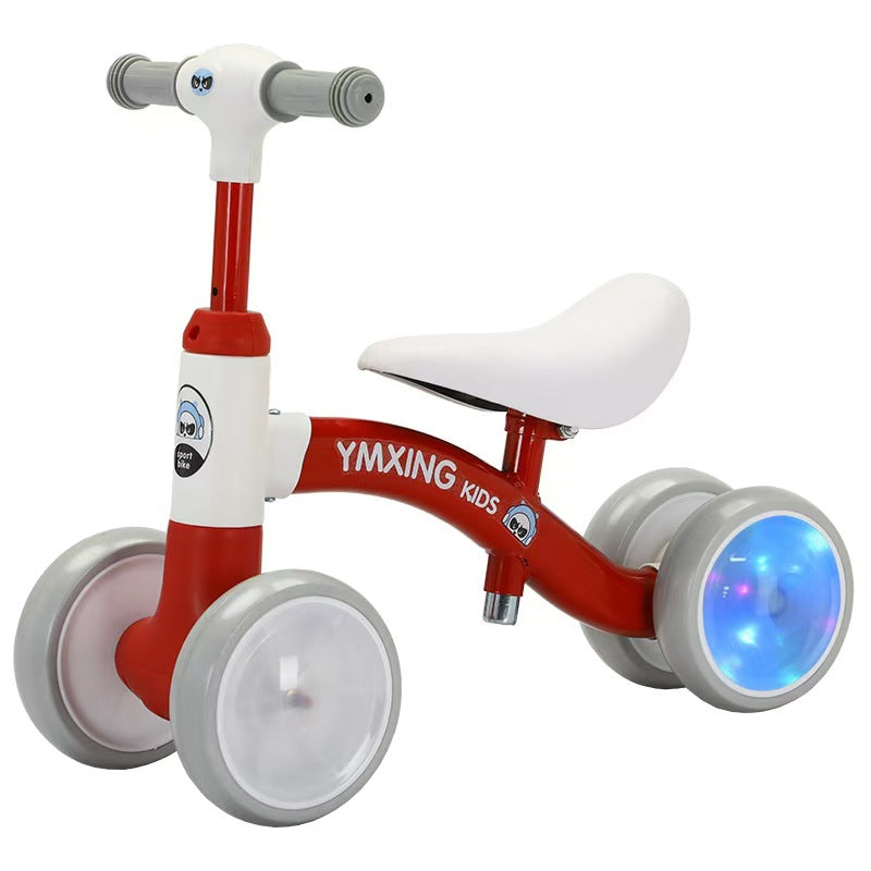 New children's balance car 1 - 3-year-old baby walker without pedals Boys and girls coasting four-wheel coasting balance car