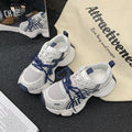 European station dad shoes women's 2026 summer new mesh breathable thick sole heightened retro best selling sports casual shoes