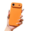Iphone 17 pro liquid silicone case, compatible with apple 15 pro, straight edge precision cut full coverage silicone 13 protective cover