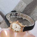 New round bathtub retro trend korean style minimalist casual dial women's watch waterproof fashion 2025