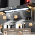 Wholesale xinfei range hood for home kitchen large suction free disassembly and washing small 7-shaped top side double range hood