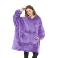 Thickened robe lazy clothes pullover fleece hooded tv blanket outdoor cold weather clothes lazy pajamas wholesale