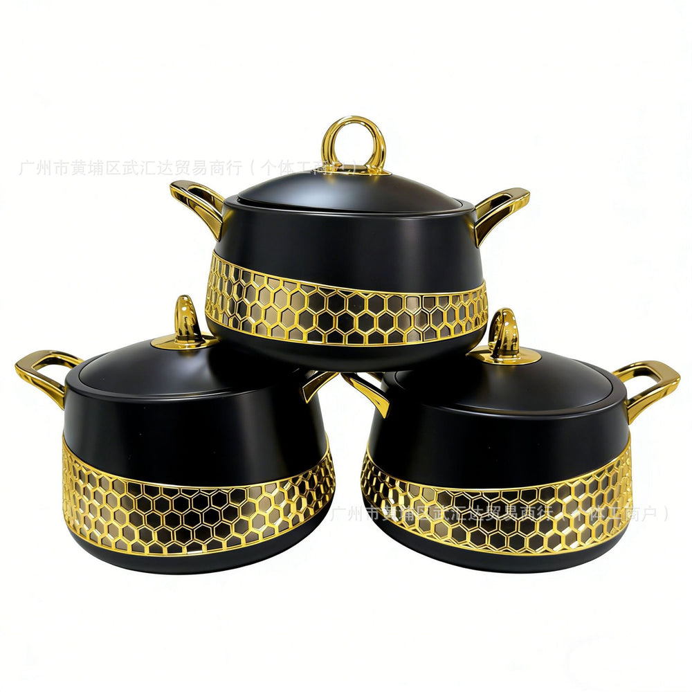 Insulation food warmer 3pcs large capacity insulated lunch box 2l 2.5l 3lset lunch box