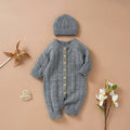 Baby romper jumpsuit spring autumn newborn sleepsuit knitted unisex baby warm clothes autumn winter 021