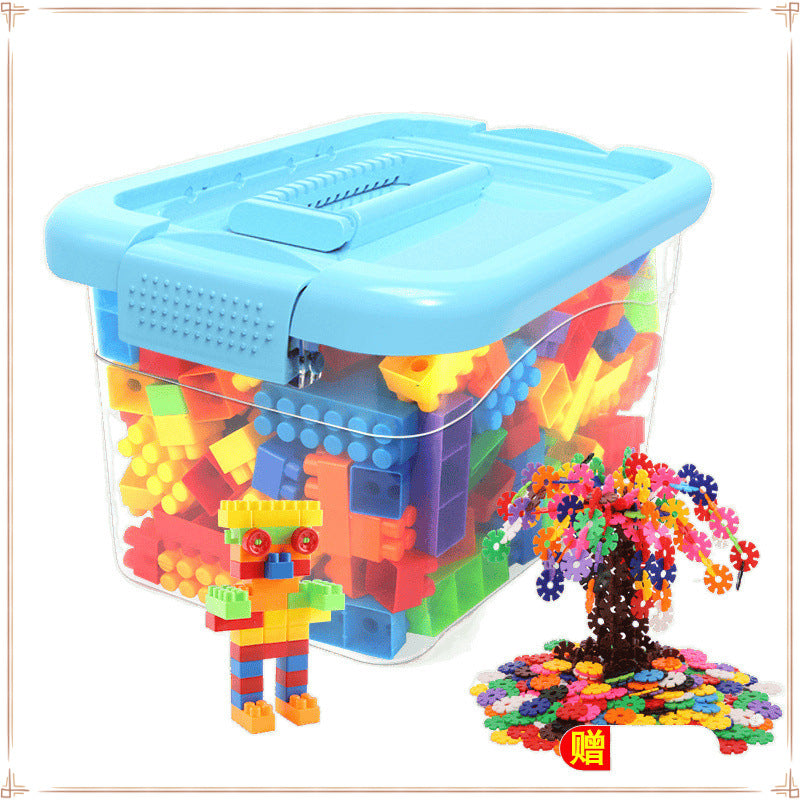 Large particle building block children's toys Large building block boys and girls plastic splicing building block children's toys