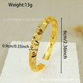 Gold plated bangle ethiopian women's luxury sparkling bracelet middle eastern wedding dubai bridal party gift
