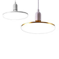 Super bright flying saucer light led bulb with cord plug switch plug-in light hanging chandelier e27 lamp holder for home dormitory