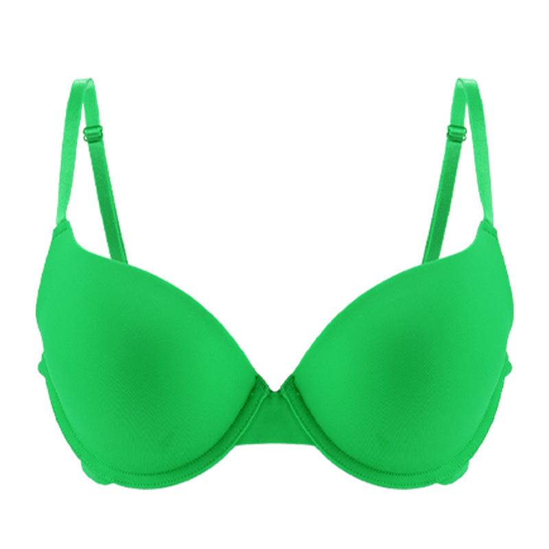 Amazon cross-border women's smooth lingerie push-up comfortable adjustable bra anti-sagging thin bra