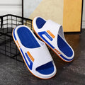 Summer trendy men's slippers - stylish outdoor & indoor home slippers, non-slip bathroom slides for couples
