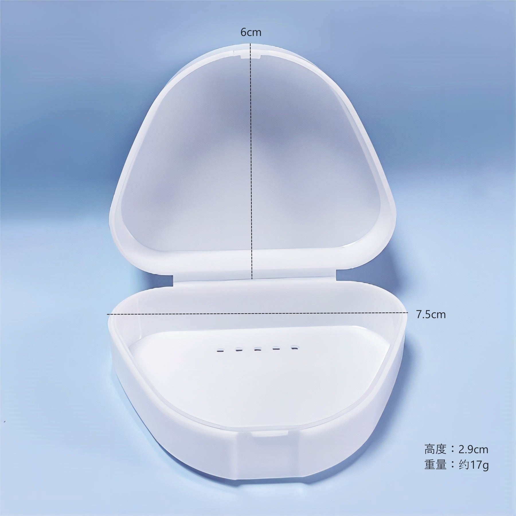[Regular Customer] Tooth storage box, retainer storage box, ultra-transparent pp plastic box, denture box, braces storage box.