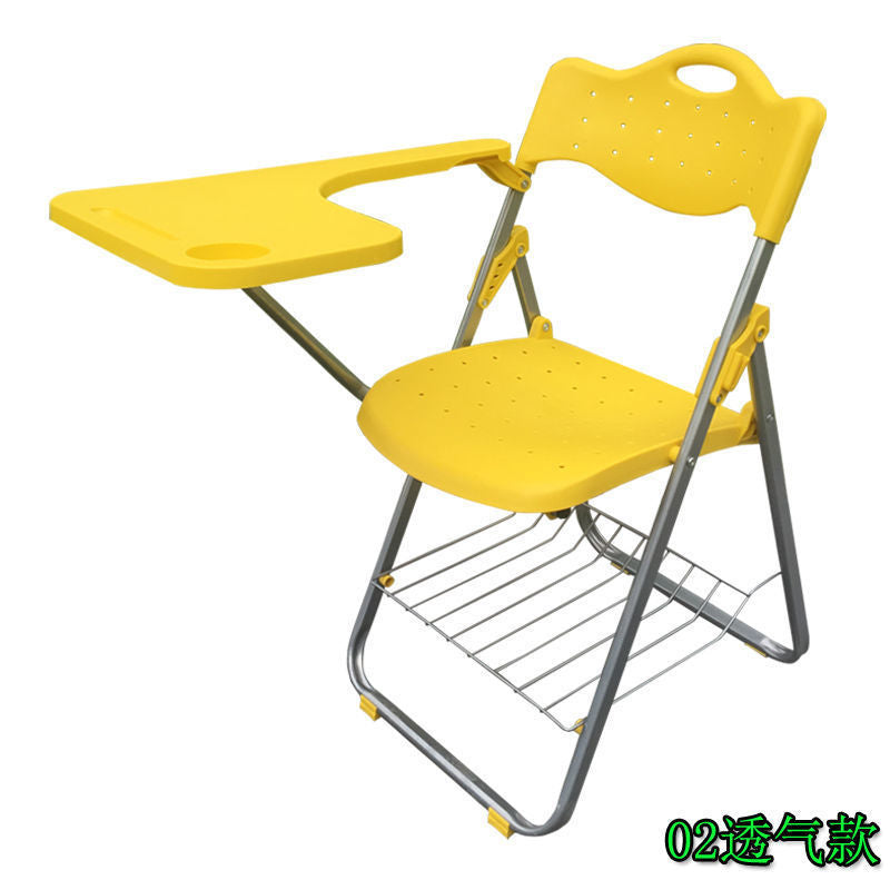 Class increase with writing board training chair folding conference chair student table chair institution teaching writing integrated chair