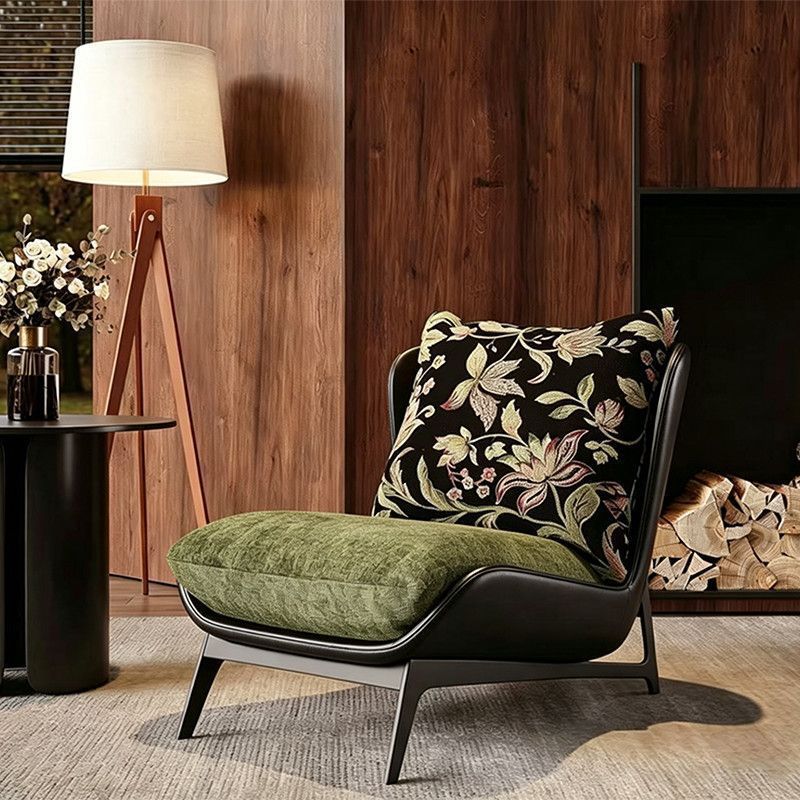 Scandinavian single sofa casualclassy balcony casual sofa chair can sit and lie down bedroom living room lazy sofa chair