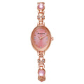 New arrival shangmei brand high-looking casualfashionelegantaccessible luxury diamond-encrusted retro oval watch women's watch